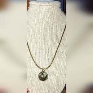Eucalyptus  terrarium necklace